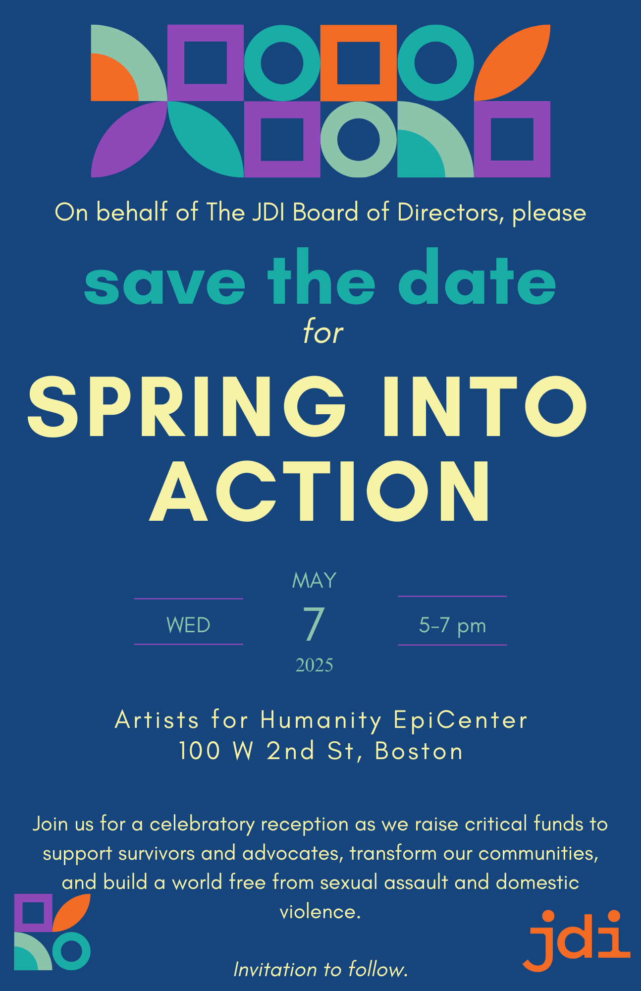 Spring into action invite 2022